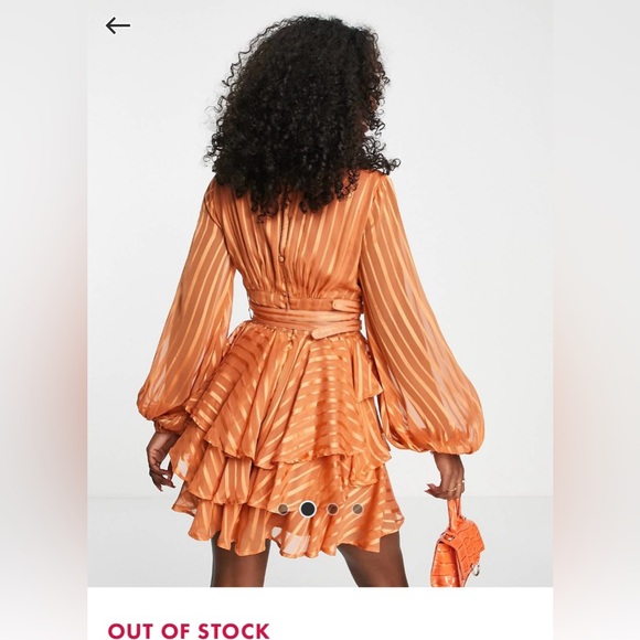 Beautiful Orange Summer Dress - Picture 4 of 8